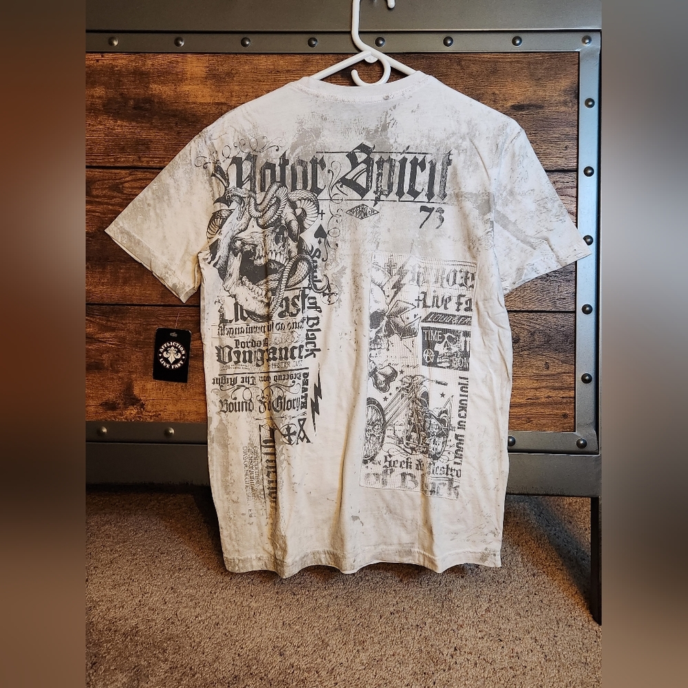 Mens Affliction Medium New Tshirt
